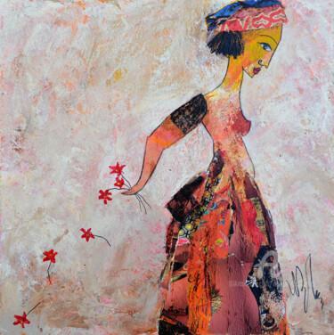 Malerei mit dem Titel "Des fleurs....." von Valérie Depadova, Original-Kunstwerk, Acryl