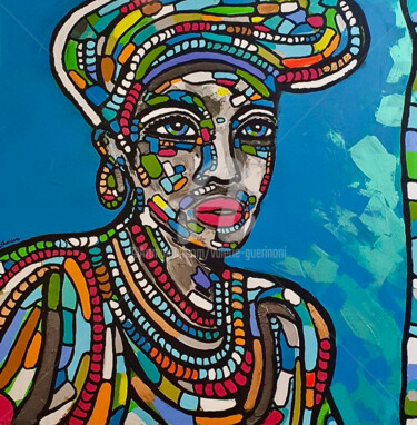 Painting titled "Bijoux." by Valérie Guerinoni, Original Artwork, Acrylic