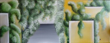 제목이 "La Trirème Irradiée…"인 미술작품 Valérie Lamarre로, 원작, 아크릴 나무 들것 프레임에 장착됨