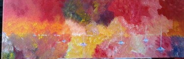 Painting titled "Marine couleur" by Valérie Lavrut, Original Artwork, Acrylic