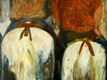 Malerei mit dem Titel "matador" von Valerie Lemarechal, Original-Kunstwerk