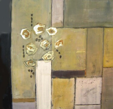 Painting titled "bouquet 5*2006" by Valerie Lemarechal, Original Artwork
