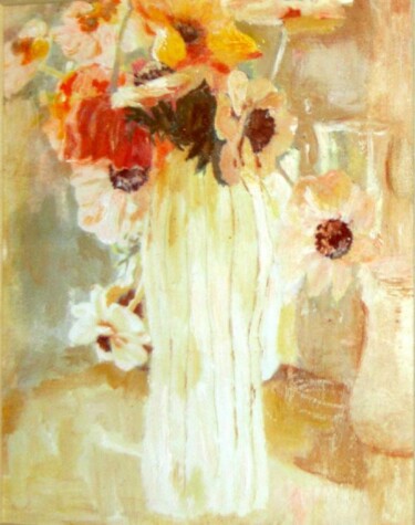 Peinture intitulée "bouquet 6*2005" par Valerie Lemarechal, Œuvre d'art originale
