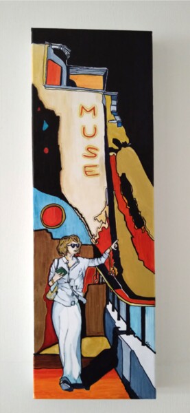 Painting titled "MUSE" by Valérie Lenoir (Vlen), Original Artwork, Acrylic