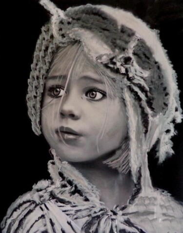 Peinture intitulée "Irina - tableau por…" par Valérie Maïo, Œuvre d'art originale, Pastel