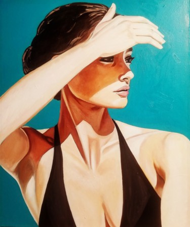 Pintura titulada "Sunburn" por Valérie Maraux, Obra de arte original, Oleo
