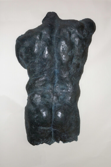 Скульптура под названием "Son île" - Valérie Moreau (VALEM), Подлинное произведение искусства, Гипс