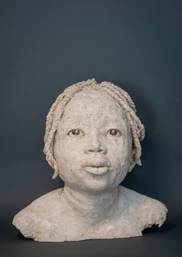 Скульптура под названием "A la fenêtre des gr…" - Valérie Moreau (VALEM), Подлинное произведение искусства, Бронза