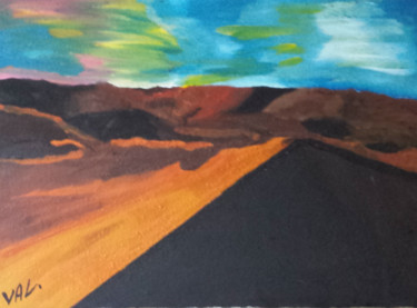 Картина под названием "désert" - Valérie Perrault, Подлинное произведение искусства, Акрил
