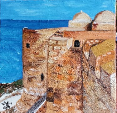 Peinture intitulée "Le Fort Ghazi Houme…" par Valérie Perrault, Œuvre d'art originale, Acrylique