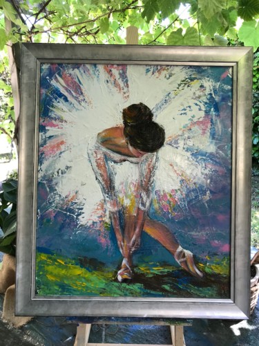 Schilderij getiteld "Le tutu....." door Valerie Plansson, Origineel Kunstwerk, Acryl