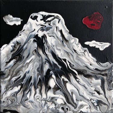 Pintura intitulada "Fuji" por Valérie Schuler, Obras de arte originais, Acrílico