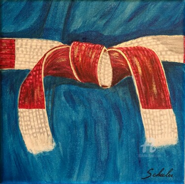 Картина под названием "Un 6e dan de judo e…" - Valérie Schuler, Подлинное произведение искусства, Акрил Установлен на Деревя…