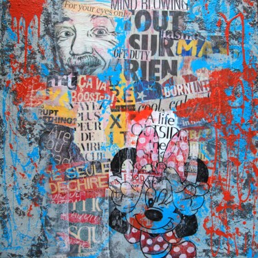 Collages titled "E=Minnie2" by Valérie Weiland (VALpapers), Original Artwork