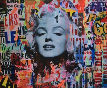 Collages titled "Glam" by Valérie Weiland (VALpapers), Original Artwork, Collages