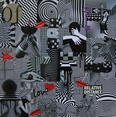 Collages titled "Vertigo" by Valérie Weiland (VALpapers), Original Artwork