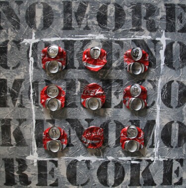 Collages intitolato "No more Coke !" da Valérie Weiland (VALpapers), Opera d'arte originale
