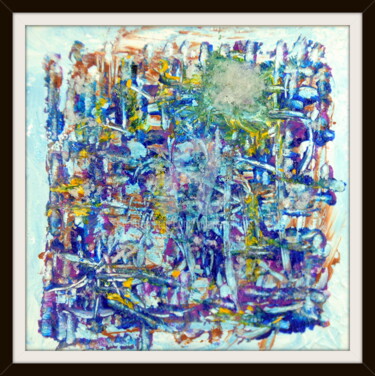 Peinture intitulée "abstraction 023.jpg" par Valerie Dantras, Œuvre d'art originale