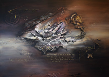 Pittura intitolato "Aleph" da Valérie Domenjoz, Opera d'arte originale, Acrilico