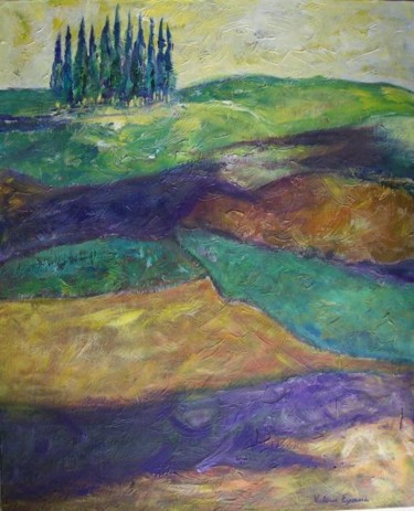 Peinture intitulée "Provence" par Valérie Eymeric, Œuvre d'art originale