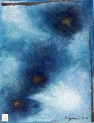 Peinture intitulée "Comètes" par Valérie Eymeric, Œuvre d'art originale