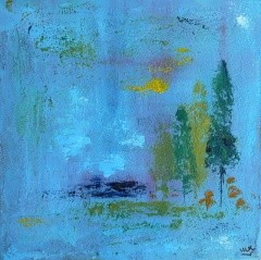 Painting titled "Beauté de la Nature" by Valérie Han-Li-Kuin, Original Artwork