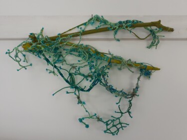 Textile Art με τίτλο "n 2" από Valérie Thévenot, Αυθεντικά έργα τέχνης, String Art