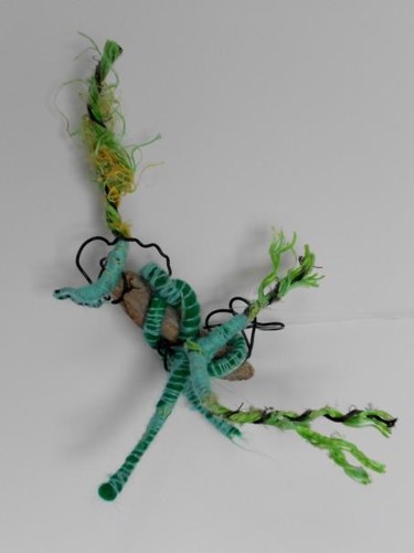 Sculpture titled "Esprits racines 34…" by Valérie Thévenot, Original Artwork, Mixed Media