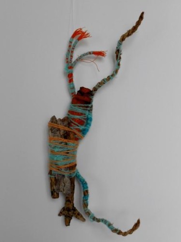 Sculpture titled "Esprits racines 36…" by Valérie Thévenot, Original Artwork, Mixed Media