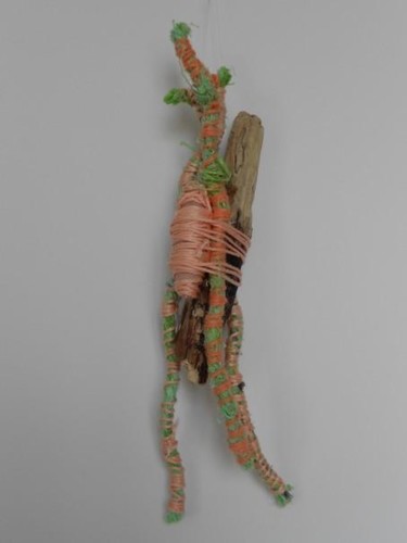 Sculpture intitulée "Esprits racines 59…" par Valérie Thévenot, Œuvre d'art originale, Techniques mixtes