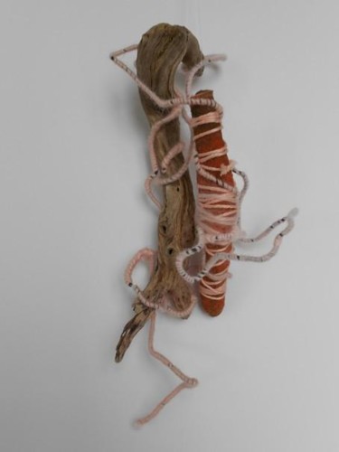 Sculpture intitulée "Esprits racines 60…" par Valérie Thévenot, Œuvre d'art originale, Techniques mixtes