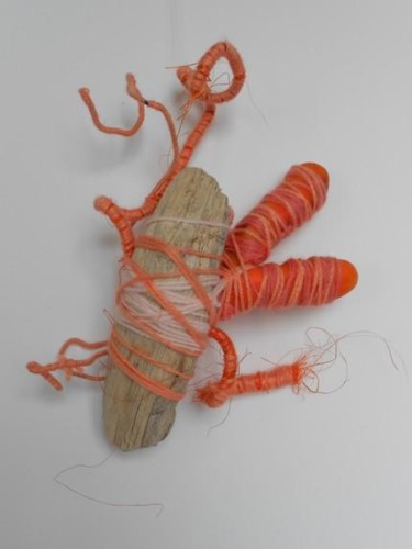 Sculpture titled "Esprits racines 62…" by Valérie Thévenot, Original Artwork, Mixed Media