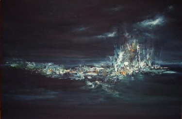 Painting titled "Orion" by Valérie Vidal, Original Artwork
