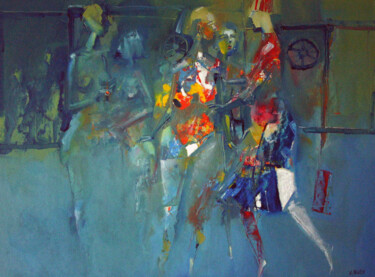 Картина под названием "femmes-4" - Валерий Буев, Подлинное произведение искусства, Масло