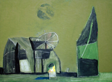 Картина под названием "paysage-29.jpg" - Валерий Буев, Подлинное произведение искусства, Масло