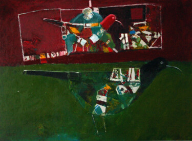 Картина под названием "second-tour" - Валерий Буев, Подлинное произведение искусства, Масло