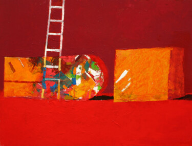 Картина под названием "chelle-3" - Валерий Буев, Подлинное произведение искусства, Масло