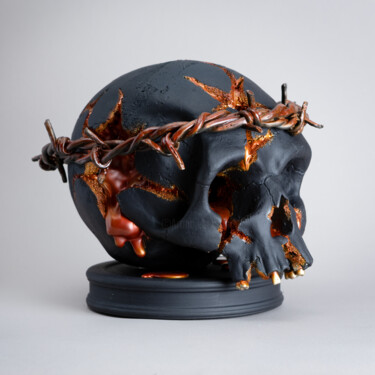 雕塑 标题为“Barbwire” 由Valerii Filipchenko, 原创艺术品, 树脂