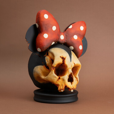 Sculpture titled "Minnie Mouse" by Valerii Filipchenko, Original Artwork, Resin