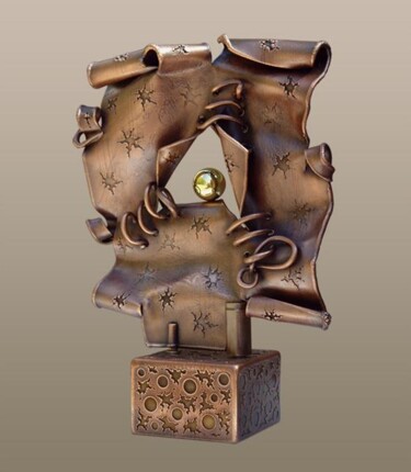 Скульптура под названием ""Душа в плену у раз…" - Валерий Окарский, Подлинное произведение искусства, Металлы