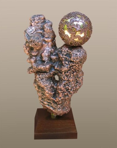 Скульптура под названием ""Рождение нового дн…" - Валерий Окарский, Подлинное произведение искусства, Металлы