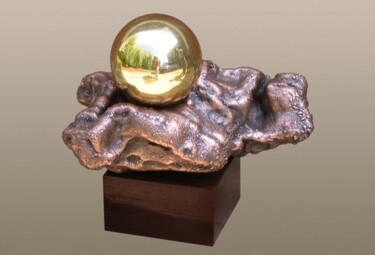 Скульптура под названием ""Божья роса"" - Валерий Окарский, Подлинное произведение искусства, Металлы