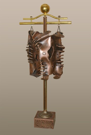 Скульптура под названием ""Амбиции или корсет…" - Валерий Окарский, Подлинное произведение искусства, Металлы
