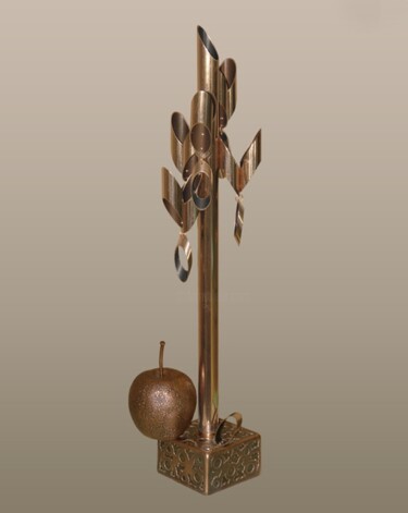 Sculpture titled ""Падшиий плод"" by Valerii Okarskii, Original Artwork, Metals