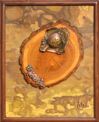 Скульптура под названием ""Годовые кольца мир…" - Валерий Окарский, Подлинное произведение искусства