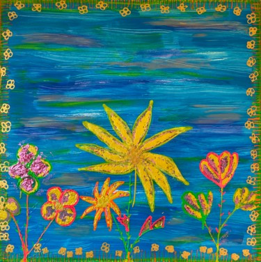 Frische Malerei mit dem Titel "Frische" von Valerijana Krasniqi, Original-Kunstwerk, Acryl