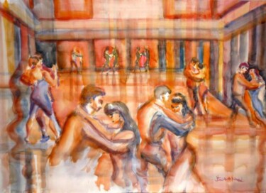 Painting titled "''11 marzo TANGO AL…" by Valerio Scarapazzi, Original Artwork