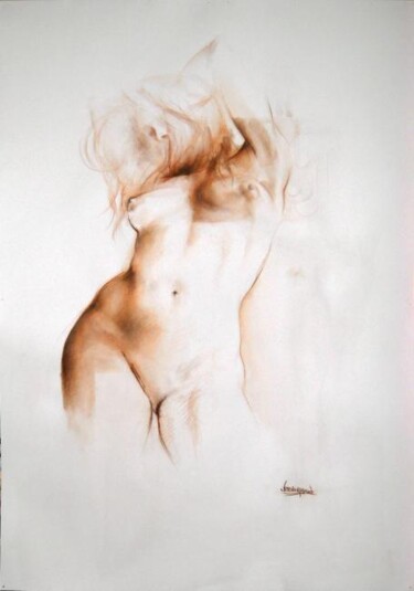 Peinture intitulée "" studio di nudo 3 "" par Valerio Scarapazzi, Œuvre d'art originale
