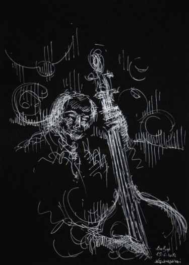 Dibujo titulada ""BeBop Jazz Club ,…" por Valerio Scarapazzi, Obra de arte original