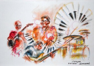 Disegno intitolato ""Umbriajazz , Herbi…" da Valerio Scarapazzi, Opera d'arte originale